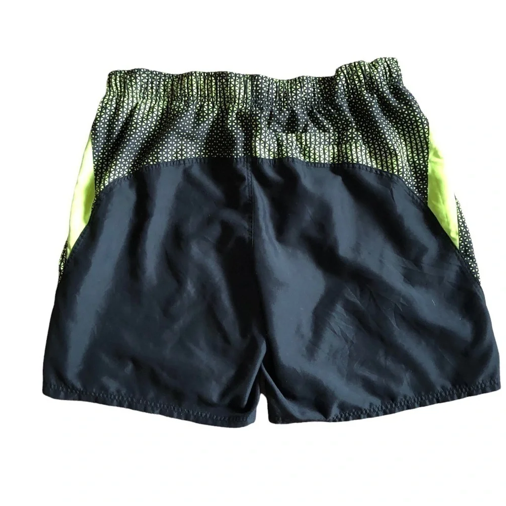 OP Drawstring Swim Trunks Navy Yellow XL Mens
